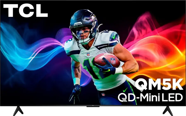 A Smart TV LED TCL QM5K 4K QD-Mini. (Fonte da imagem: TCL)