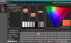 ColorChecker antes da calibração