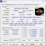 Visão geral da CPU-Z