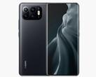 Uma apresentação de como o Mi 11 Pro poderia parecer, com base na linguagem de design do Mi 11. (Fonte da imagem: Ben Geskin)