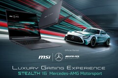 O Stealth 16 com tema AMG. (Fonte: MSI)