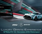 O Stealth 16 com tema AMG. (Fonte: MSI)