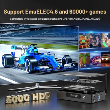 O Super Console X3 Pro supostamente pode emular muitas plataformas (Fonte da imagem: KinHank)