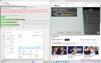 O LatencyMon revela problemas leves de DPC e dois quadros perdidos durante nosso teste de vídeo 4K60 de um minuto