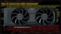 A RX 7800 XT e a RX 7700 XT possuem 60 e 54 unidades de computação, respectivamente. (Fonte: AMD/MLID-edited)