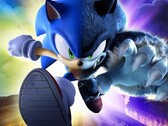 Sonic Unleashed, no qual os jogadores assumem o controle do Sonic titular enquanto ele se transforma em um "werehog" (foto), foi portado para o PC. (Fonte da imagem: arte da capa de Sonic Unleashed)