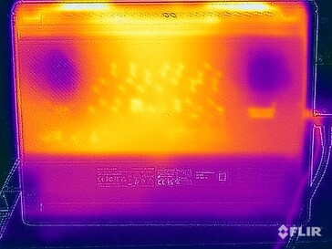 Teste de estresse de temperatura da superfície (parte inferior)