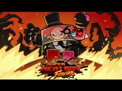 Super Meat Boy Forever tem uma boa avaliação média de 4,7 estrelas na Epic Games Store. (Fonte: Epic)