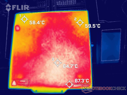 leito de impressão de imagem térmica (conjunto 60 °C)