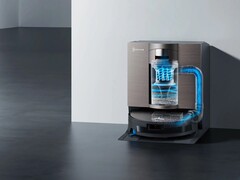 O aspirador robô Deebot X11 OmniCyclone da Ecovacs (foto) vazou (Fonte da imagem: Ecovacs)