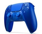 O controle DualSense Icon Blue Special Edition possui pequenos ícones do PlayStation no touchpad.