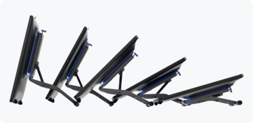 Ângulos do suporte da Kamvas 22 Gen 3