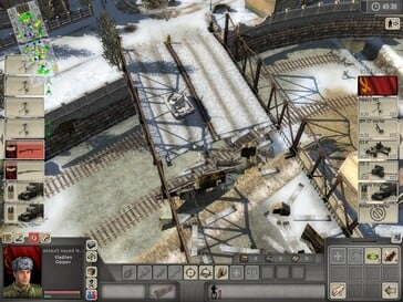 Na imagem: Uma captura de tela do jogo Men of War: Assault Squad.