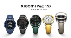 O Xiaomi Watch S3 vem em várias cores com molduras intercambiáveis. (Fonte da imagem: Xiaomi)