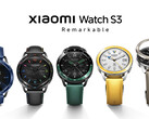O Xiaomi Watch S3 vem em várias cores com molduras intercambiáveis. (Fonte da imagem: Xiaomi)