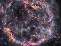 Uma nova imagem altamente detalhada tirada pela câmera NIRCam no Telescópio Espacial James Webb da NASA revela os detalhes intrincados do remanescente de supernova Cassiopeia A. (Fonte da imagem: NASA, ESA, CSA, STSCI, Danny Milisavljevic (Universidade de Purdue), Ilse De Looze (UGent), Tea Temim (Universidade de Princeton))