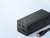 O novo carregador de mesa 7 em 1 da Xiaomi tem três portas USB (Fonte da imagem: Xiaomi - editado)