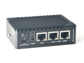 O NanoPi R6S está disponível com uma carcaça especialmente construída para esse fim. (Fonte da imagem: FriendlyElec)