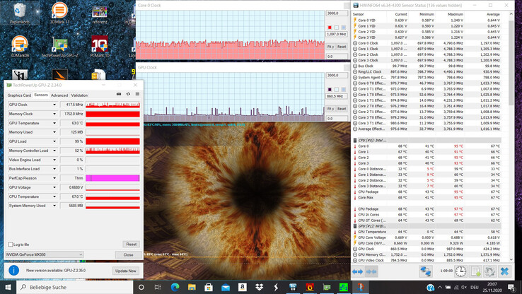 A HP Envy 13-ba0001ng durante nosso teste de estresse