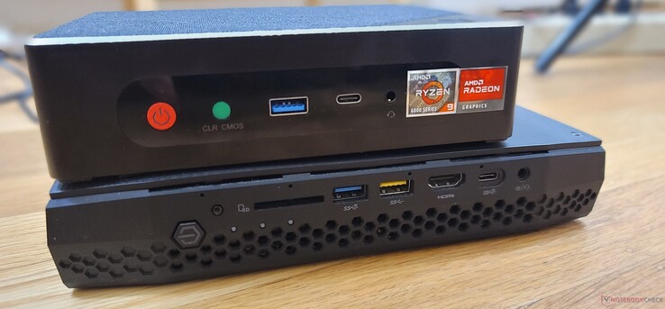 Parte superior: Beelink GTR6, Parte inferior: Intel NUC11PHKi7C