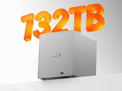 O ME Pro 470 de quatro compartimentos custa a partir de cerca de US$ 741 na China. Na foto: uma imagem promocional destacando a capacidade nominal de armazenamento.