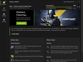 GeForce Download do Game Ready Driver 555.85 no aplicativo Nvidia (Fonte: Próprio)