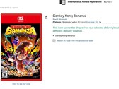 A Nintendo está de volta à Amazon com jogos e acessórios, incluindo os exclusivos do Switch 2. Na foto, uma das listas de jogos. (Fonte da imagem: Captura de tela - Amazon)