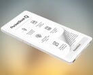 O e-reader PocketBook Q cabe confortavelmente no bolso da calça.