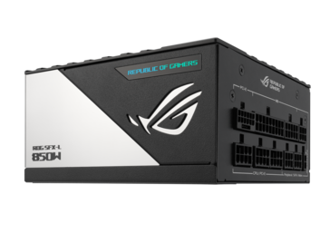 O ROG Loki SFX-L 850W Platinum é o mais recente PSU para jogos da Asus. (Fonte: Asus)