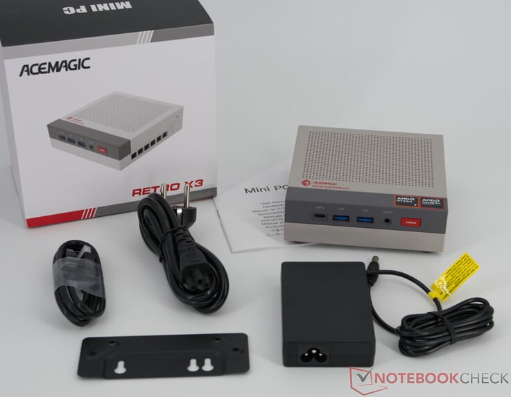 Acemagic Retro X3 - Conteúdo da embalagem