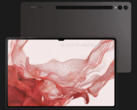 O design do Samsung Galaxy Tab S9 Ultra foi revelado por um novo vazamento (imagem via MySmartPrice)