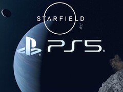 O banner da versão PS5 de Starfield é mostrado