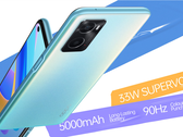 A Oppo vende a A76 em duas cores, ambas com carcaças pretas de câmera. (Fonte de imagem: Oppo)