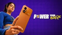 Uma imagem promocional do Xiaomi Poco M8 Power apresentando uma jovem mulher