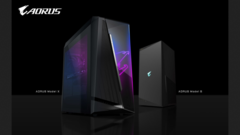 Os novos Aorus Models X e S PCs. (Fonte: Gigabyte)