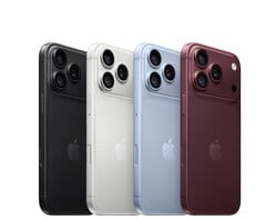 Seleção de cores para o Apple iPhone 18 Pro