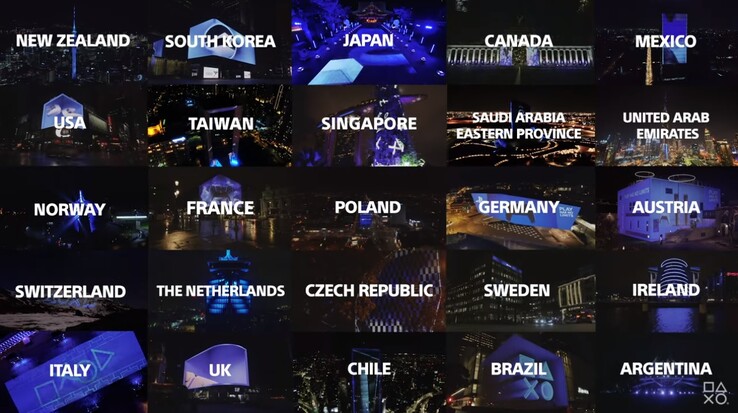 PS5 em todo o mundo. (Fonte de imagem: Blog PlayStation)