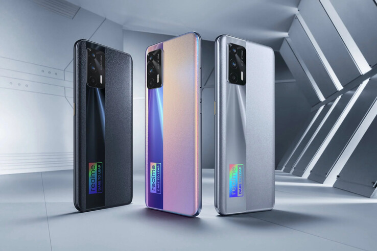 O Realme GT Neo em todas as suas novas cores. (Fonte: Realme)