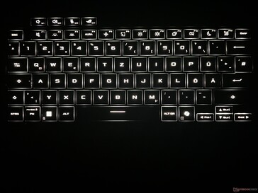Luz de fundo do teclado
