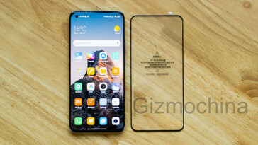 Um Mi 11 (esquerda) ao lado de um "Xiaomi 12 Pro protetor de tela" (direita). (Fonte: GizmoChina)