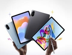 O Redmi Pad 2 (na imagem) conta com até 8 GB de RAM e uma bateria de 9.000 mAh.