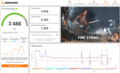 3DMark Fire Strike (na rede elétrica)