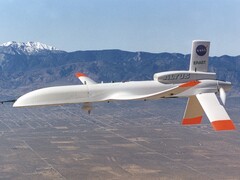 Uma aeronave HALE de propriedade da NASA (Fonte da imagem: NASA; cortada)