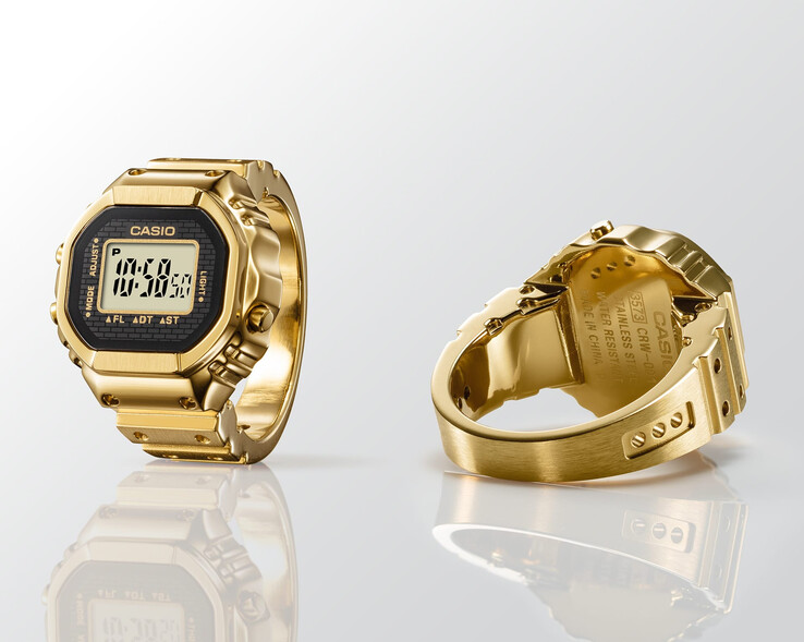 O relógio Casio Gold Ring. (Fonte da imagem: Casio)