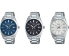Da esquerda para a direita (na foto), Casio Edifice EFV160D-2AV, EFV160D-1AV e EFV160D-7AV. (Fonte da imagem: Casio)