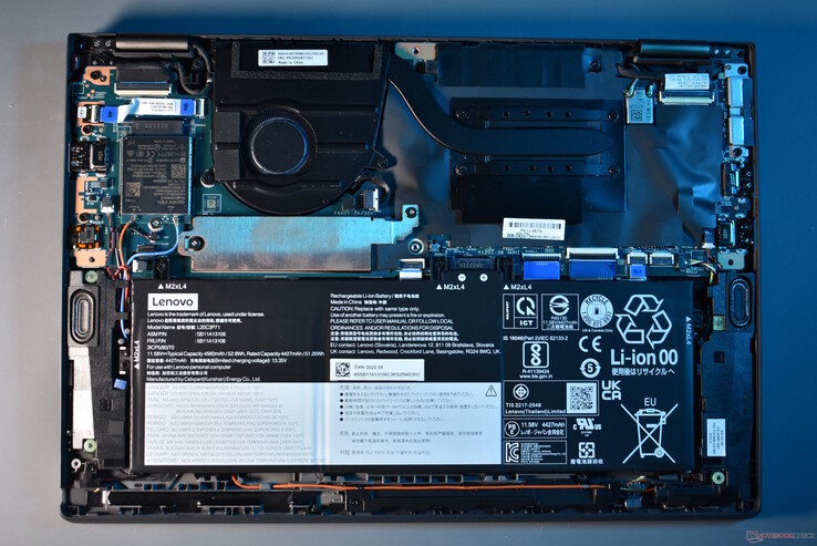 Lenovo ThinkPad X13 Yoga Gen 3: aspectos internos