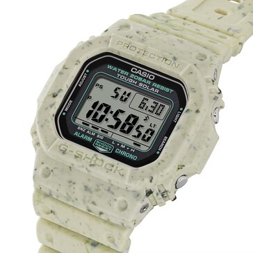 O G-5600BG apresenta um efeito sutil de manchas marmorizadas em todo o seu exterior. (Fonte da imagem: Casio US)