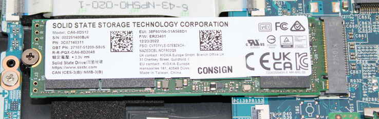 Um SSD PCIe 4.0 funciona como a unidade do sistema.