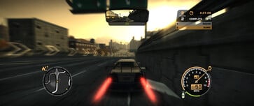 Na imagem: Uma captura de tela de gameplay de SpeedBreaker.