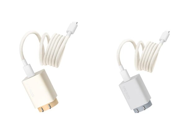 O carregador compacto SuperVOOC GaN de 100 W da Oppo foi renomeado para a OnePlus. (Fonte da imagem: Oppo e OnePlus)
